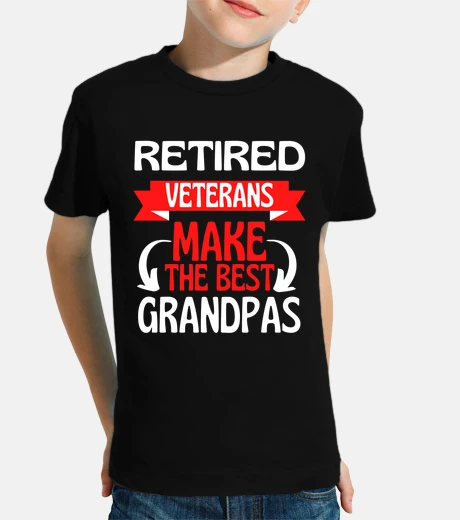 Kids retired veteran grandad grandpa