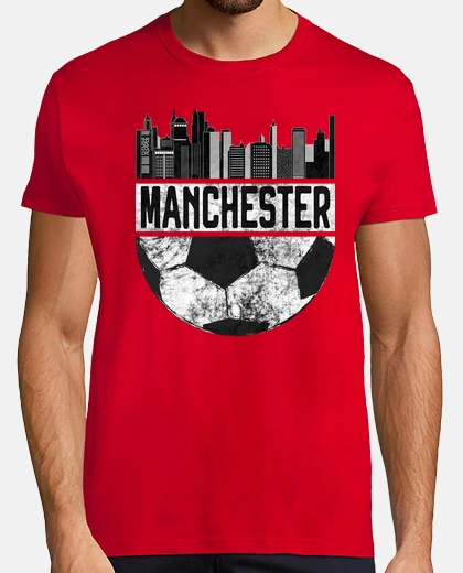 Tee-shirt retour au joueur de football de Manches