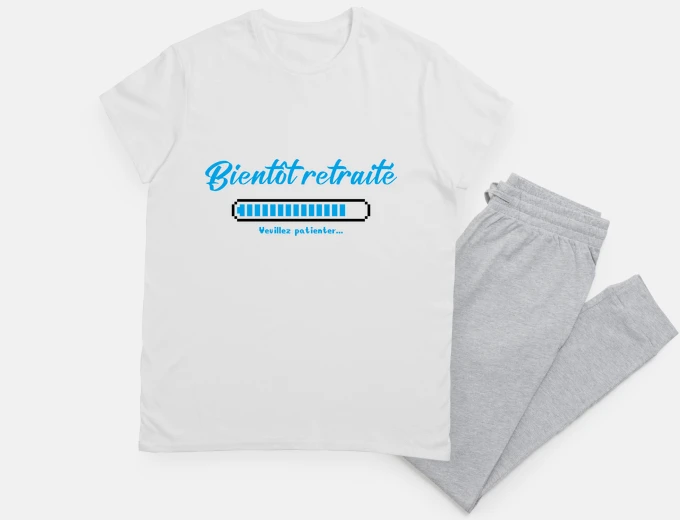Pyjama Retraite, bientôt retraité, Humour