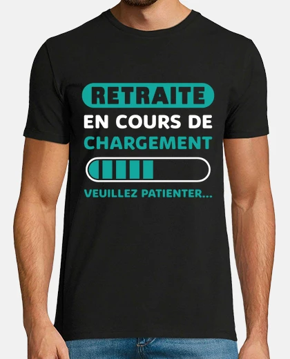 Tee-shirt Retraite en cours de chargement