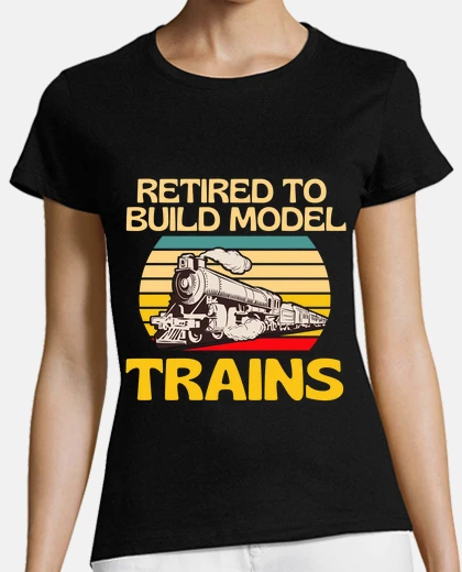 Tee-shirt retraité pour construire des trains lov