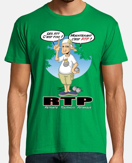 Tee-shirt Retraite tournois pétanque