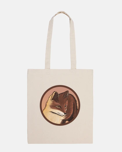 Bolsa retrato de zorro bebé