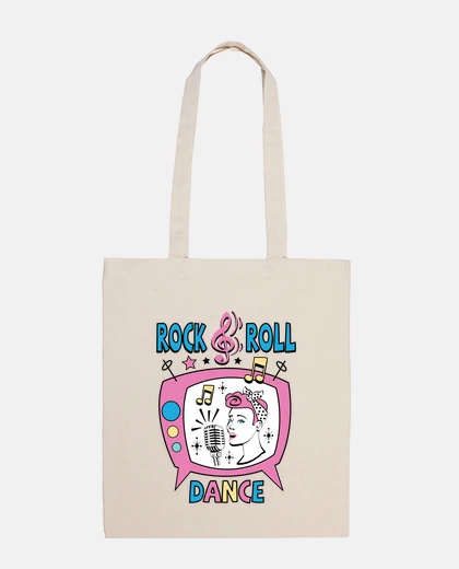 Bolsa Retro 1950s Rock and Roll Dance Party Sock Hop Rockabilly Music Vintage 50s USA