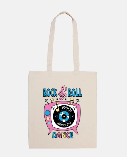 Bolsa Retro 1950s Rock and Roll Dance Party Sock Hop Rockabilly Music Vintage 50s USA