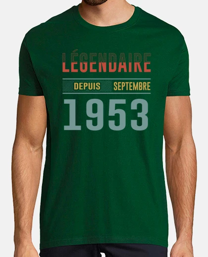 Camiseta retro 1953 - 70 años de felicidad