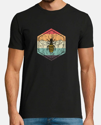 T-shirt retro apicoltore api api apicoltura alveare regalo