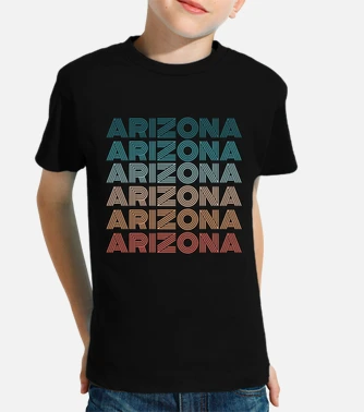 Camiseta ninos retro arizona vintage esta. laTostadora