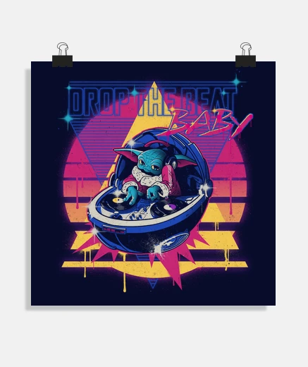 Poster retro beat
