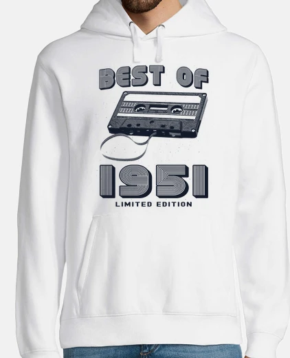 Hoodie Retro Best of 1951 Mixtape Vintage 74th