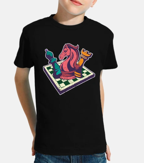 Kids Retro Bishop Horse Rook Funny Chess