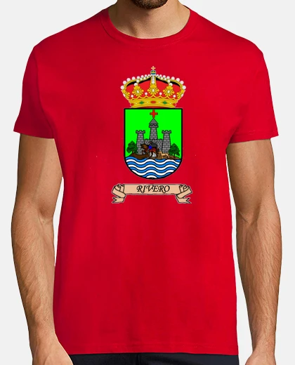 Tee-shirt rétro bouclier nom de  tee shirt  rivero