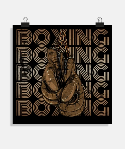 Poster retro boxes