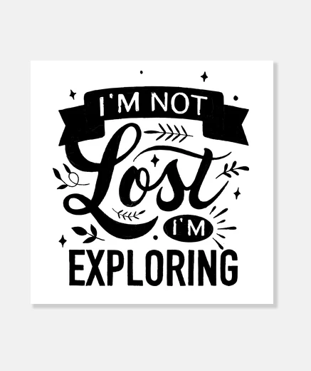Wall retro canvas message english text quotes