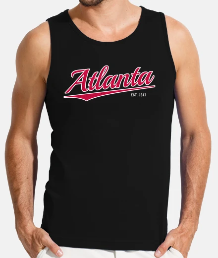 Camiseta retro clásico ciudad de atlanta vintage