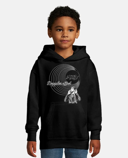 Kids retro doppler effect boy sweatshirt