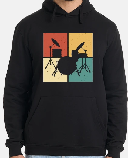 Hoodie Retro Drums