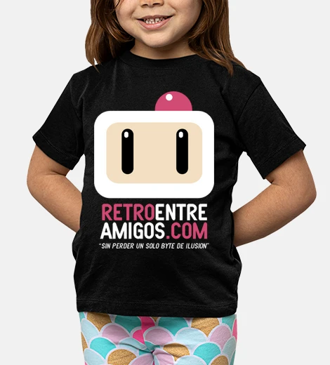 Retro entre Amigos niño