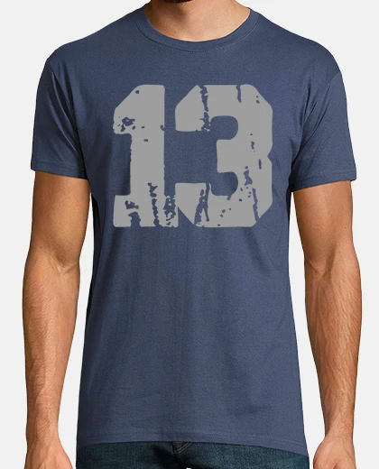 T-shirt retro gray 13