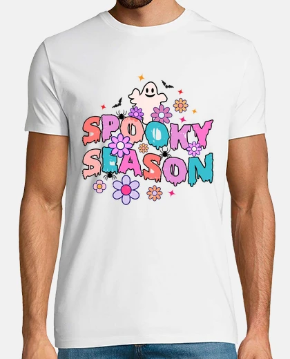 Retro Halloween Cute Ghost Spooky Seaso