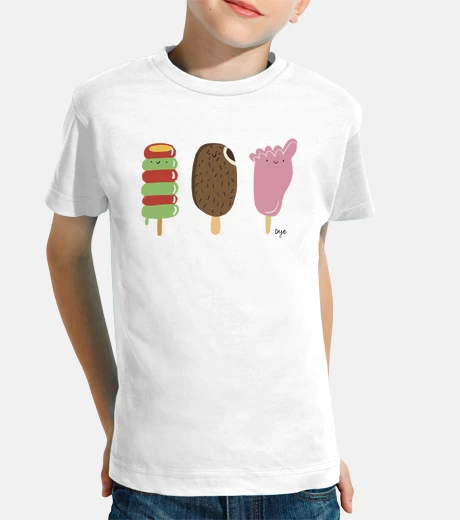 Kids retro ice cream kids t- t-shirt