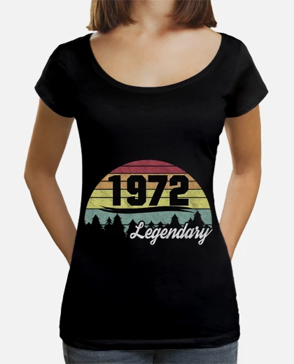 Retro legend 1972 born birthday gift t-shirt tostadora