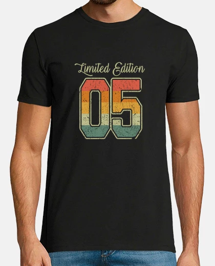 T-shirt Retro Limited Edition 17 Vintage 2005