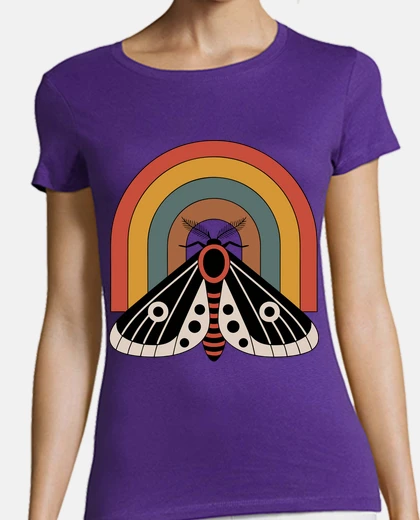 T-shirt Retro Moth Insect Butterfly Entomology