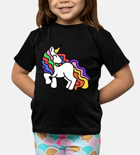 Children's retro rainbow unicorn