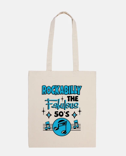 Bolsa Retro Rock Rockabilly Rockers Vintage Rock and Roll USA Music