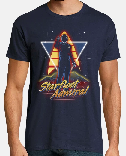 Camiseta Retro Starfleet Admiral