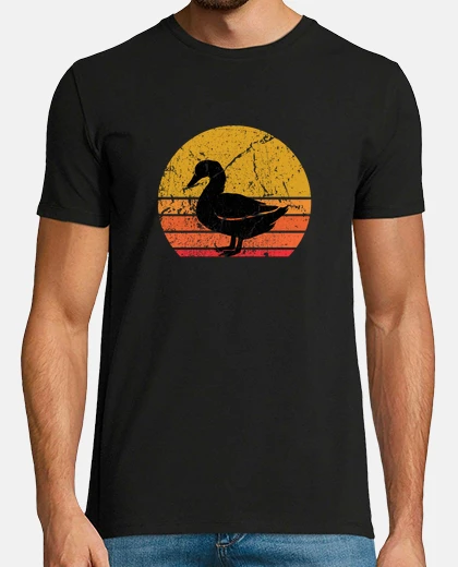 T-shirt Retro Sun Duck Goose Gift
