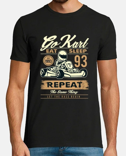 T-shirt retro vintage karts kart shirt