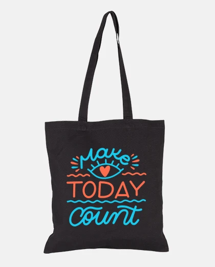 Bolsa Retro Vintage Mensaje Motivación Optimismo Quote