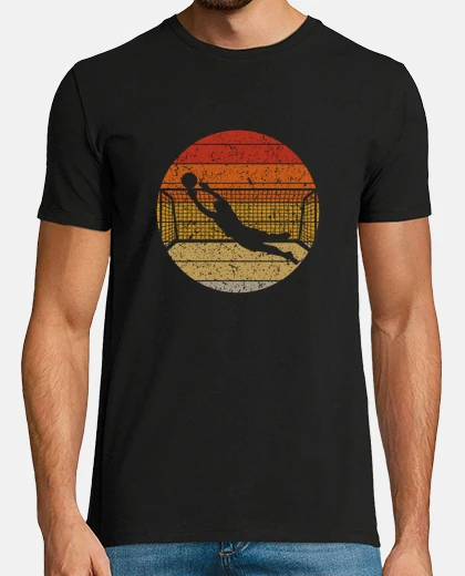 Camiseta retro vintage portero jugador de fútbol amante del fútbol