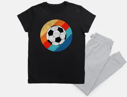 Retro style football