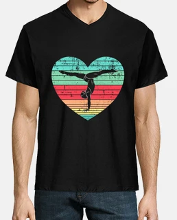 Retro Vintage Grunge Heart Gymnastics