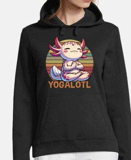 Retro Yoga Axolotl Kawaii Meditation