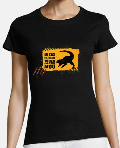 T-shirt rettangolo di danger