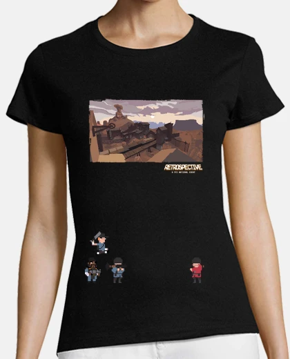 T-shirt rettrospective tf2 ragazza