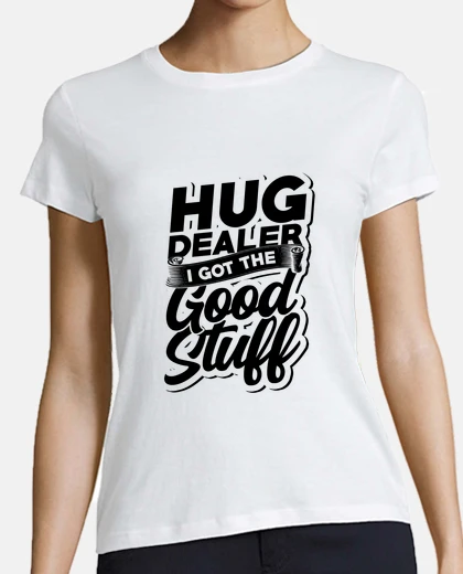 Tee-shirt revendeur de câlins j39ai la positivité