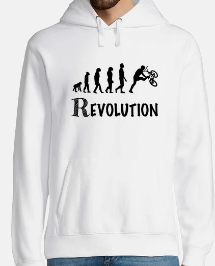 Hoodie revolution bmx race bicycle rider bike