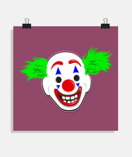 Poster révolution de clown