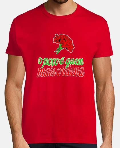 Tee-shirt révolution de les oeillets