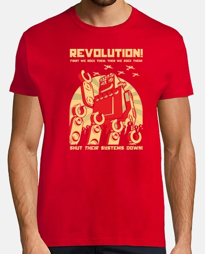 Camiseta revolutution robot