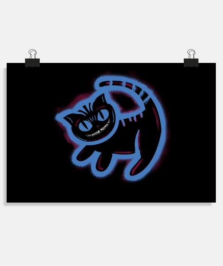 Póster rey de cheshire
