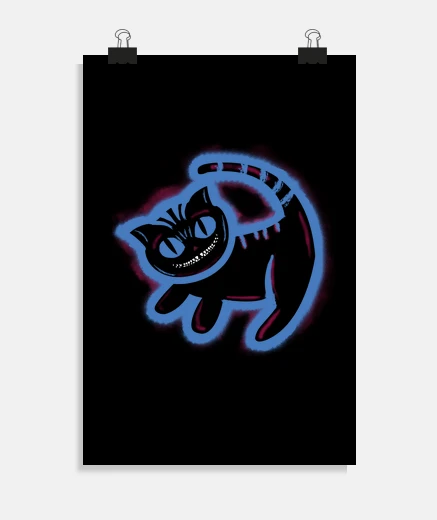 Póster rey de cheshire