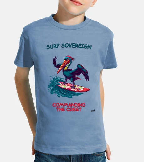Ropa Rey de las Olas Surfista Pelícano