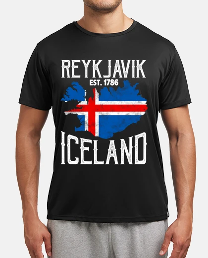 T-shirt reykjavik capitale dell&#39;islanda regalo norvegese per i vichinghi