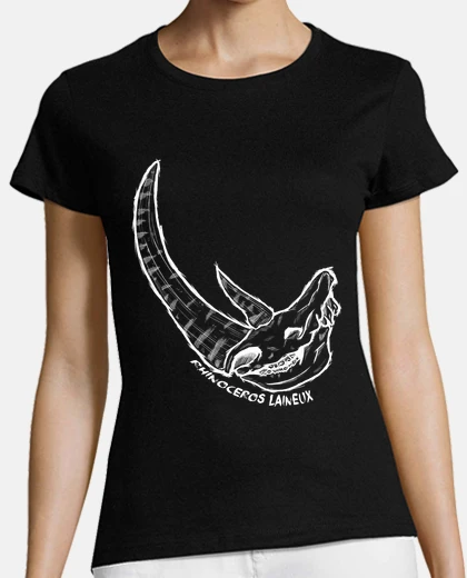 Tee-shirt Rhino Skull White